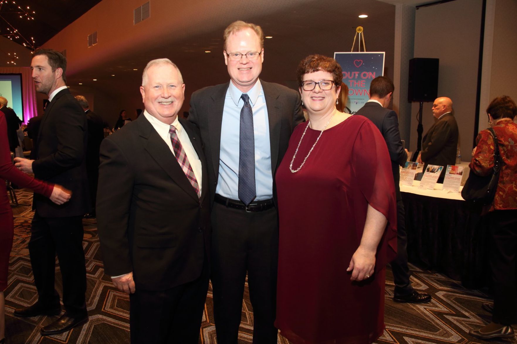 Andrew Hesketh, David and Melissa Allsop